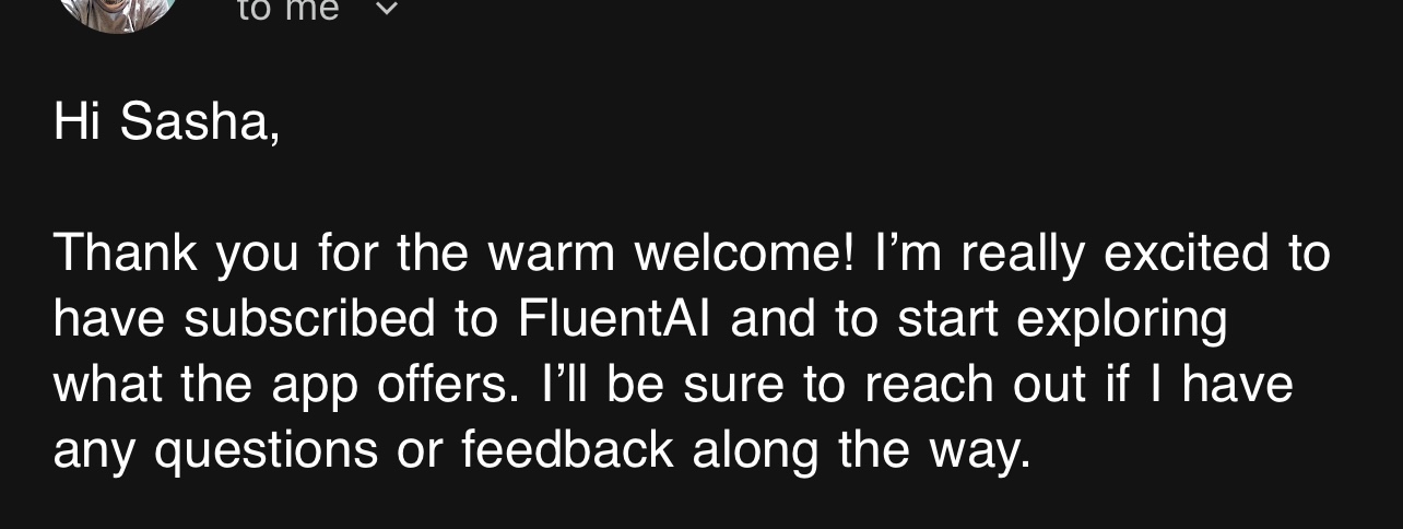 User feedback on FluentAI word hover popup feature